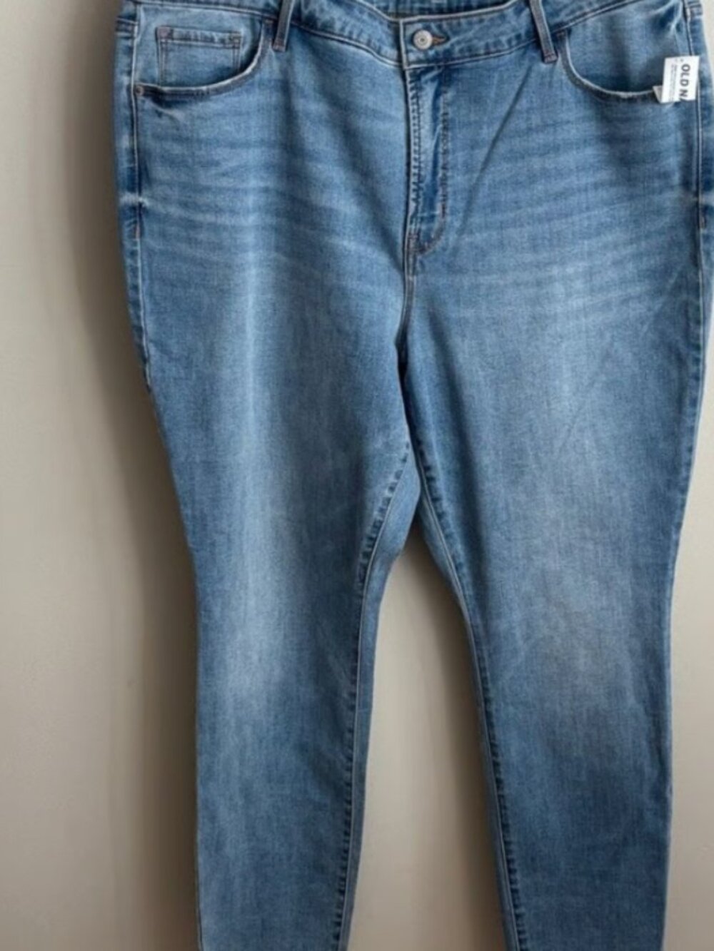 NEW Old Navy Women’s Light Wash high rise pop icon Skinny Jeans size 18